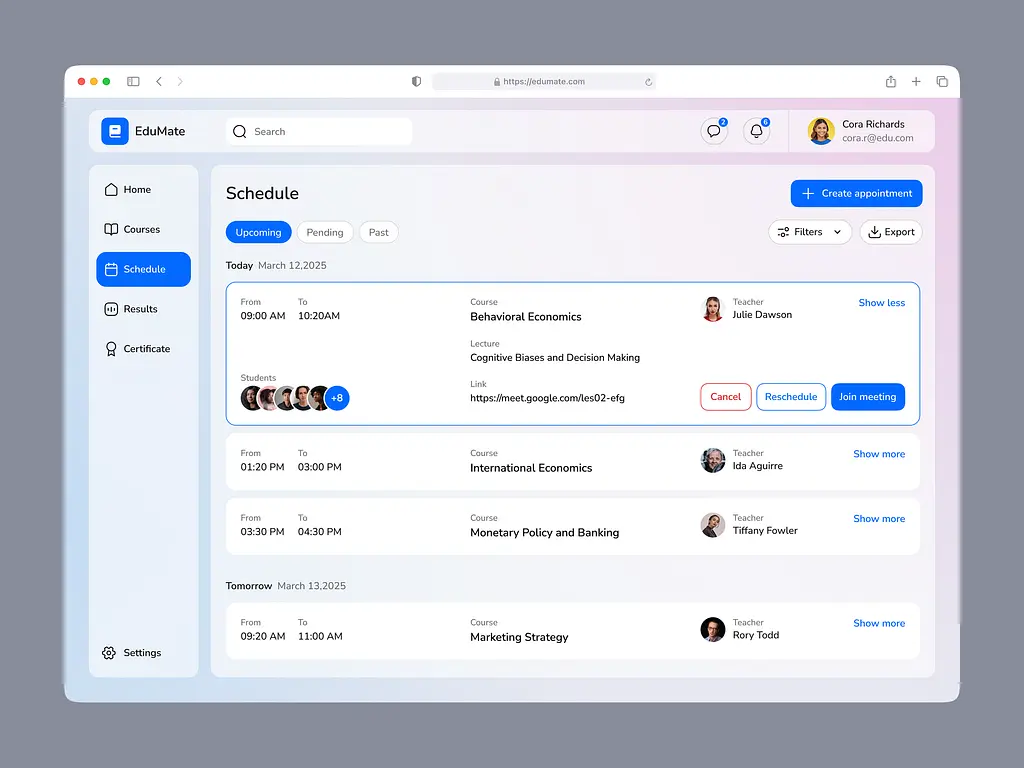 Student Portal Web App